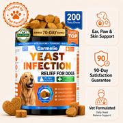 Carmelie Yeast Balance Chews for Dogs | Daily Ear, Paw & Skin Support