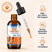 Carmelie Yeast Infection Relief Drops for Dogs | Ear, Paw & Skin Support