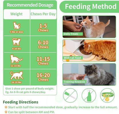 Carmelie 500ct Crunchy & Creamy Cat Flea Chews | Natural Oral Defense with Krill Oil | Chicken & Krill Flavor-carmelie