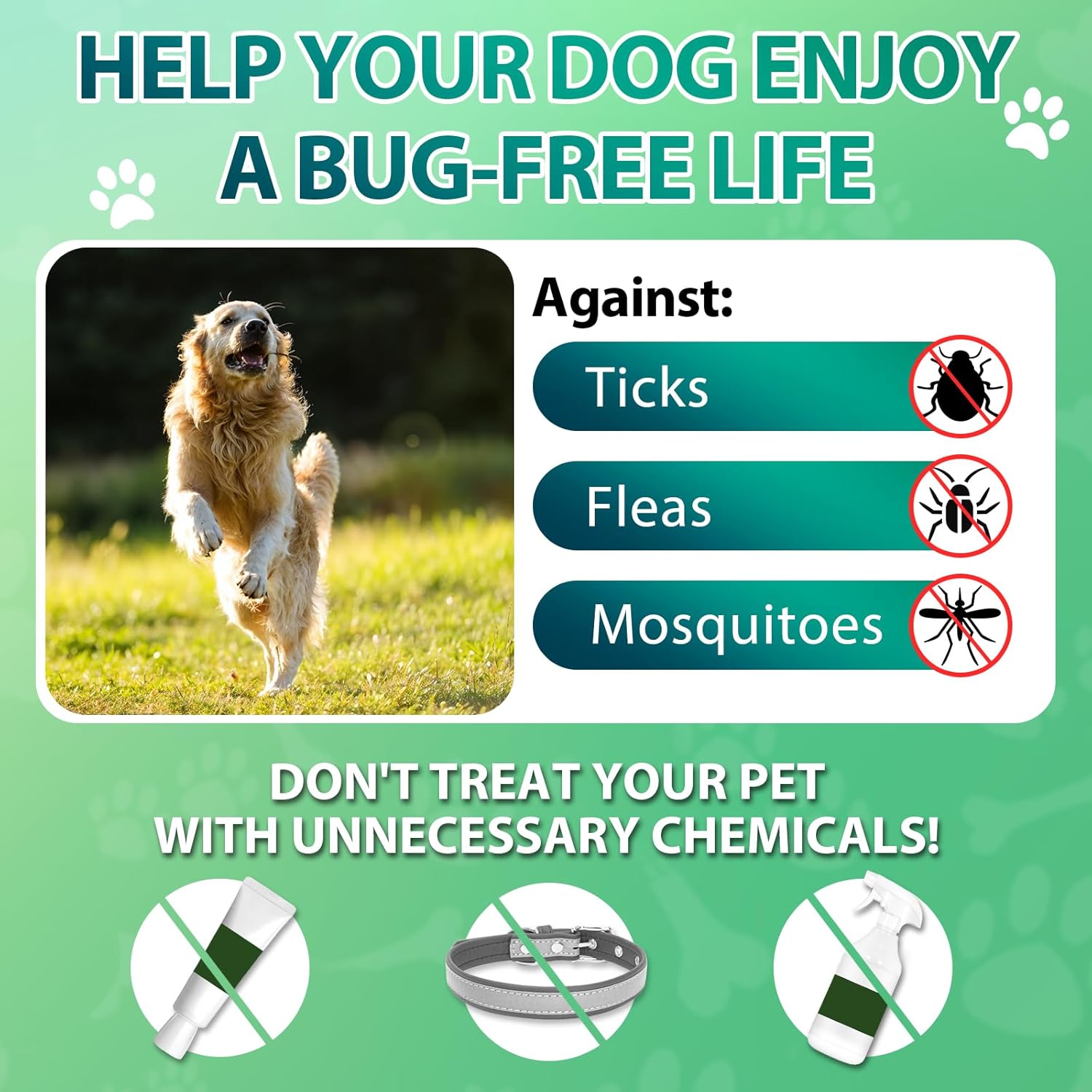 Carmelie Dog Flea & Tick Defense: 200 Natural Soft Chews | Chicken Flavor | Supports All Breeds & Ages-carmelie