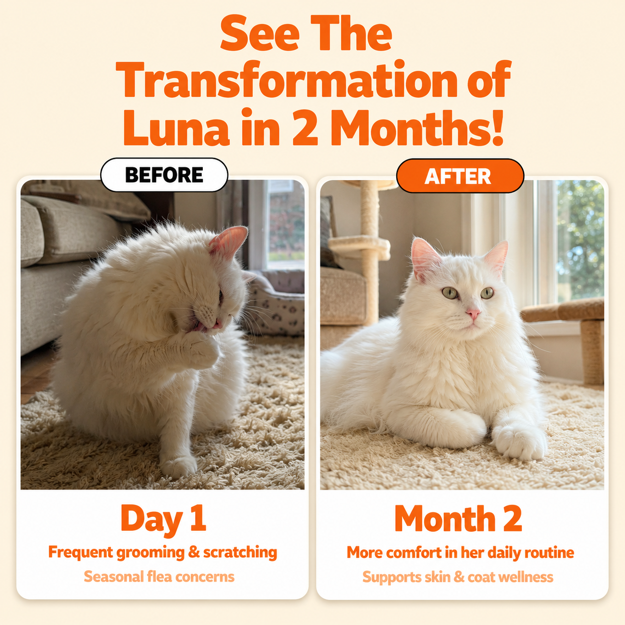 Carmelie Flea & Tick Prevention Crunchy Treats For Cats