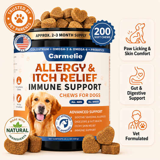 Carmelie Allergy Support Chews For Dogs