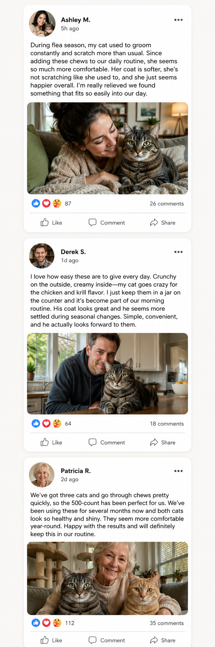 Carmelie Flea & Tick Prevention Crunchy Treats For Cats