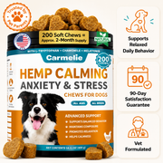 Carmelie Calming Support Chews for Dogs | Relaxation, Stress & Daily Wellness Support