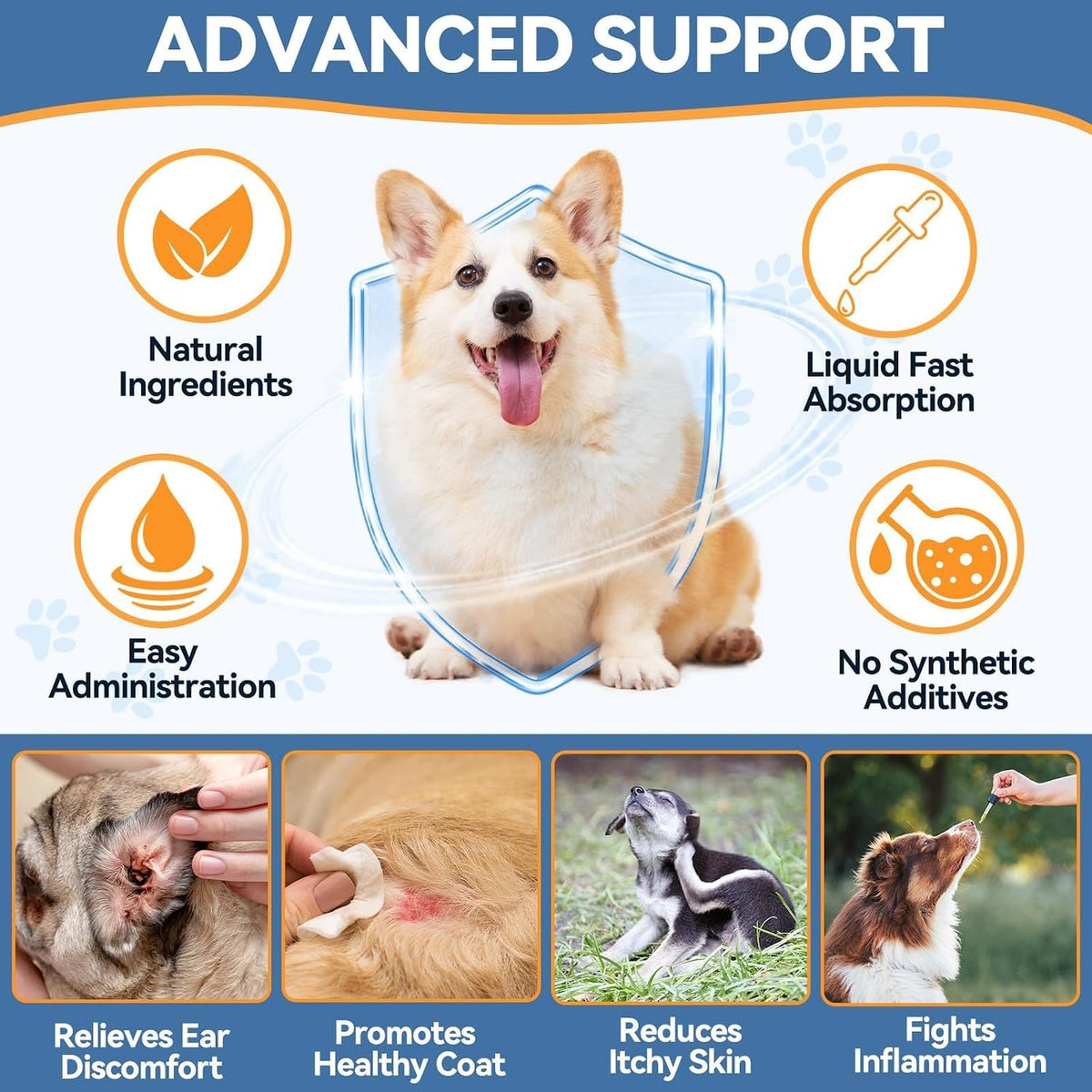 Carmelie Yeast Care Bundle for Dogs – Relief Drops + Soft Chews